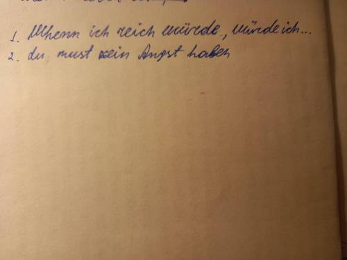 Нереальное условие (в настоящем) Дополните предложения. Wenn (ich/sein/reich) , würde ich eine Weltr