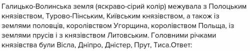 5. Які князівства межували з половецькими землями?