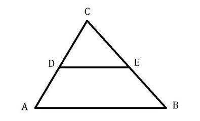 В треугольнике ABC, CD = 4 см, AD = 8 см, CE = 5 см, BE = 10 см. Докажите, что АВС ~ CDE.