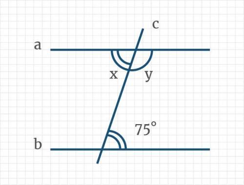 По данным рисунка найдите чему равна градусная мера углов х и у Выберите правильные варианты ответа.
