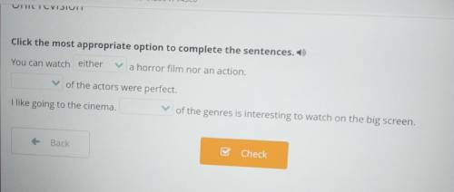 Click the most appropriate option to complete the sentences.