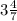 3 \frac{4}{7}