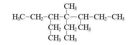 2, 3, 4. триэтил 3 метилгексан нужна