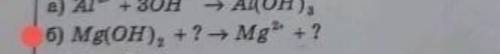 Уравнение реакции Mg(OH)2+?-》 Mg2+ +?