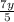 \frac{7y}{5}