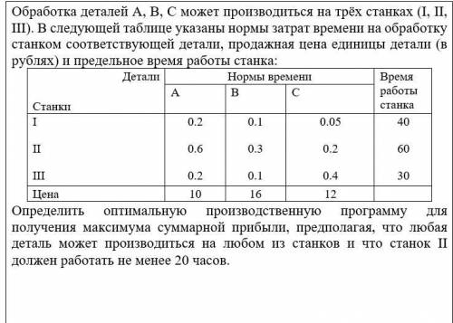 ЗАДАНИЕ – Формулировка математической модели Поэтапно расписать построение математической модели. Об