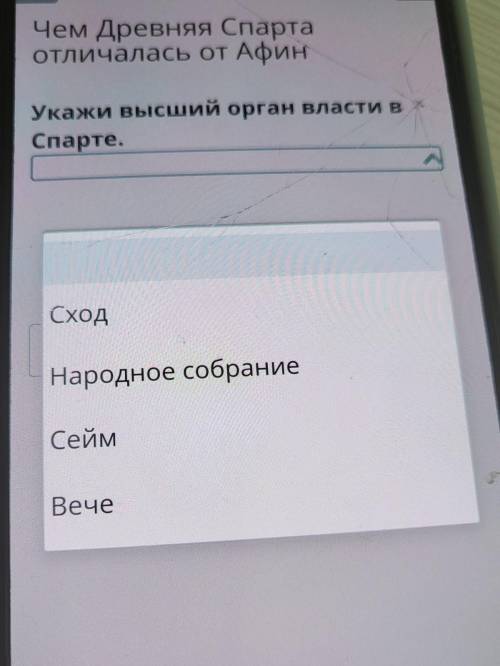 Укажи высший орган власти в Спарте.