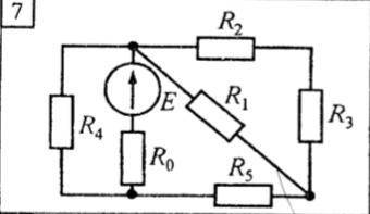 за точно правильное решение ! ro=2 ом, r1=20 ом, r2=10 ом r3=10 ом, r4=45 ом , r5=20 ом, E=240 В