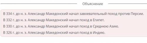 Почему Александр Македонский не смог покорить скифов Расположи события в правильной хронологической