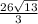 \frac{26\sqrt{13} }{3}