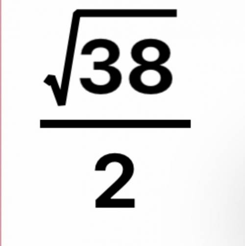 , вычислите подробно корень из 38/2 и запишите в десятичной форме.