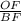 \frac{OF}{BF}