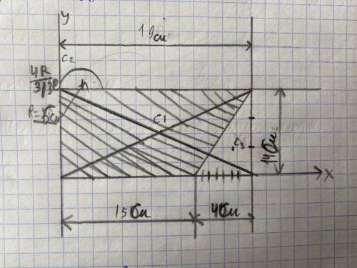 Техническая механика. Определить координаты центра тяжести заданного сечения. Вариант 10