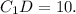 C_1D=10.